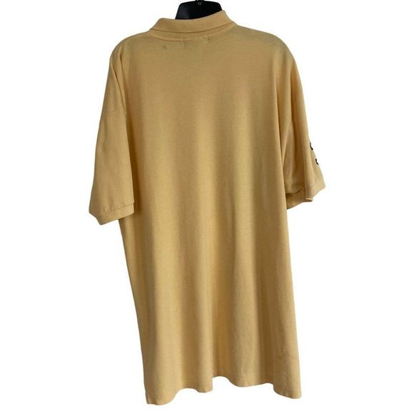 Polo Ralph Lauren Mens Yellow with Large Black Pony Logo - Size 4X Vintage 90's - Picture 2 of 6